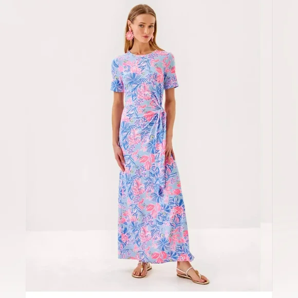 New Lilly Pulitzer Chace Maxi Dress - Picture 1 of 8